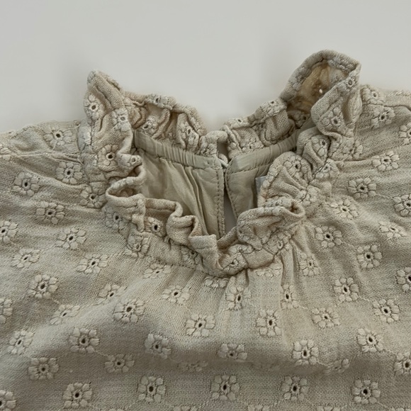 Rylee + Cru Embroidered Ruffled Mock Neck - Picture 4 of 8